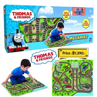 Thomas and Friends Megamat size 31.5 x 27.5 นิ้วมาพร้อมรถ 1 คัน ของแท้จากเมกา