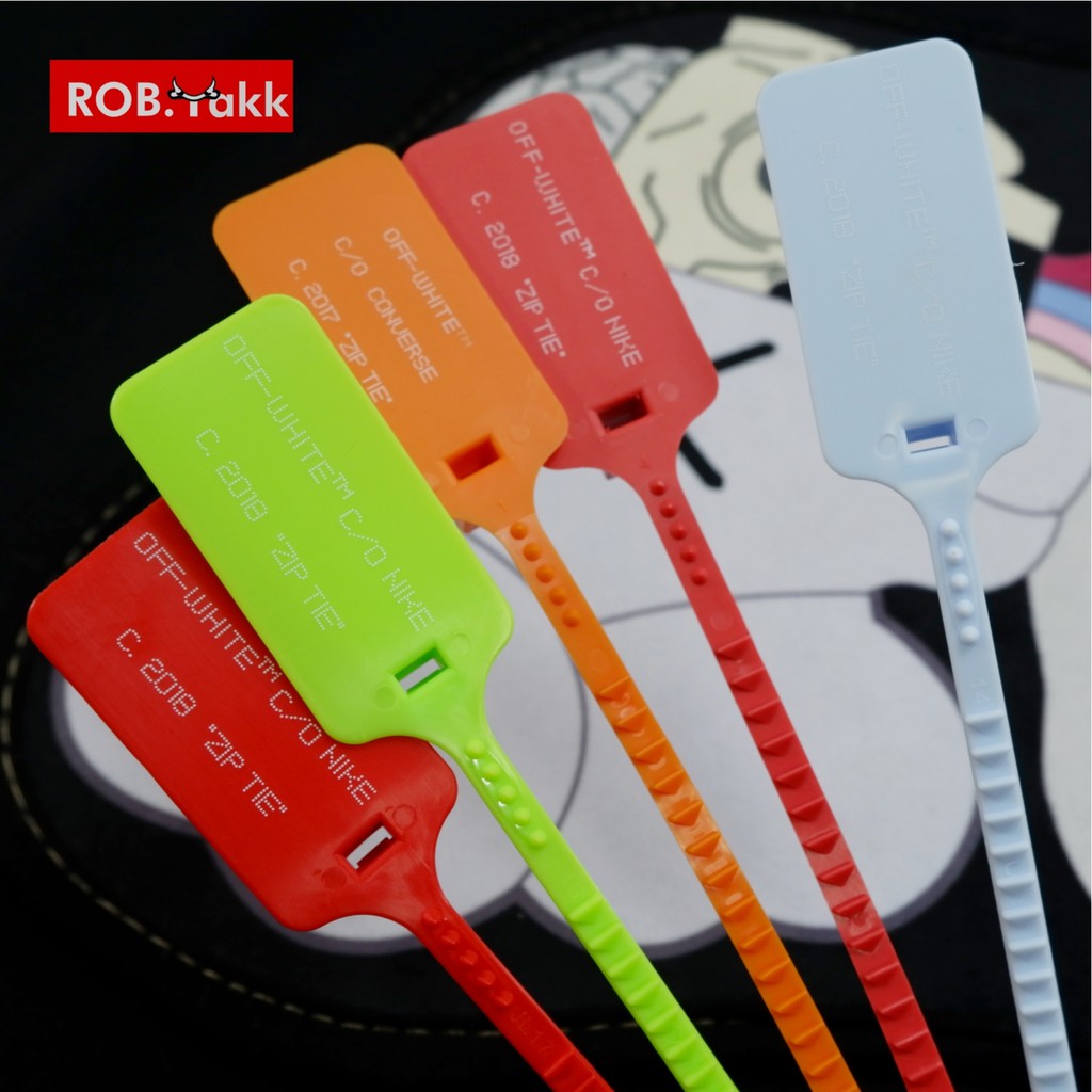 ภาพหน้าปกสินค้าZip Tie สำหรับงาน custom x off-white  หนวดกุ้งรองเท้า จากร้าน bearstore.bkk บน Shopee