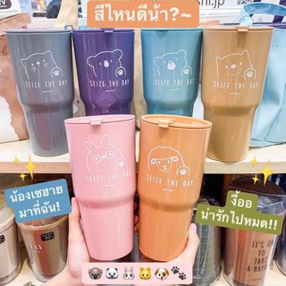 Moshi🧋เเก้วลายใหม่คิ้วท์มาก! ซื้อ 1 ได้ถึง 2 งบหลับสิบ กรี๊ดดด~  🐻‍❄️ แก้วมินิมอลสัตว์น้อย ลายและสีใหม่