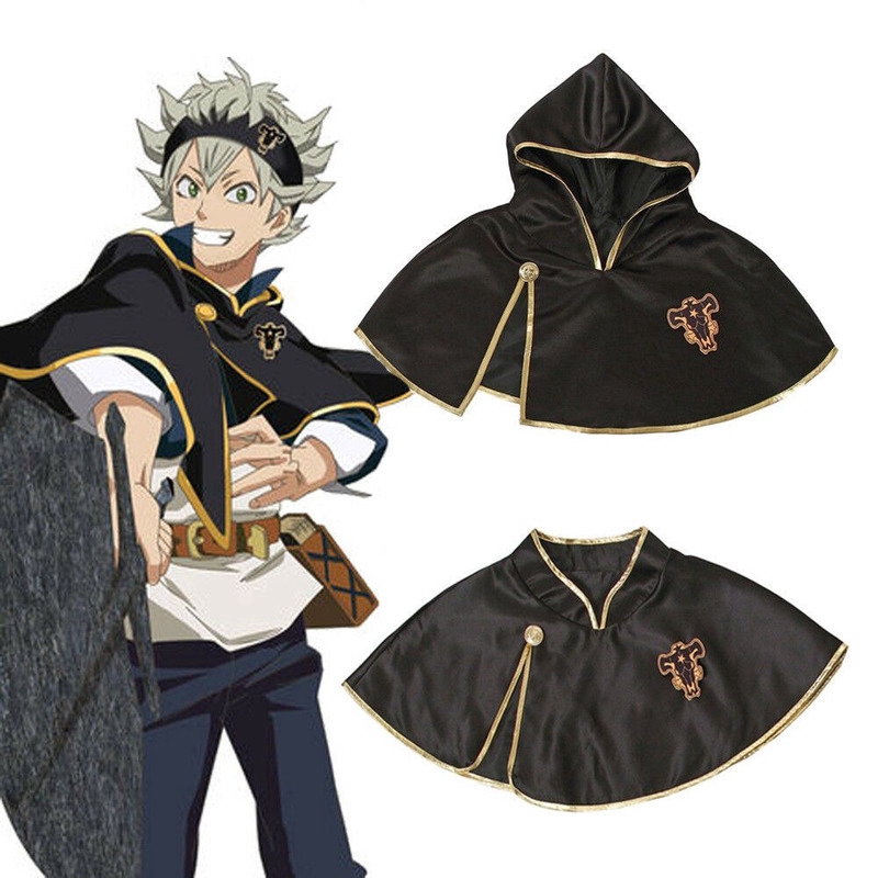 รูปภาพของชุดคอสเพลย์ เครื่องแต่งกาย Asta Cloak Black Clover ชุด Black Bull สำหรับผู้ชายลองเช็คราคา