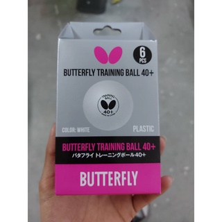 ลูกปิงปอง ลูกเทเบิลเทนนิส Butterfly Traning Ball 40+ #371319
