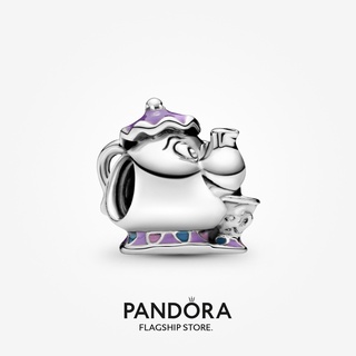 Pandora Disney Mrs. Potts Chip Beauty and the Beast Charm ของขวัญคริสต์มาส สําหรับเด็กผู้หญิง p927