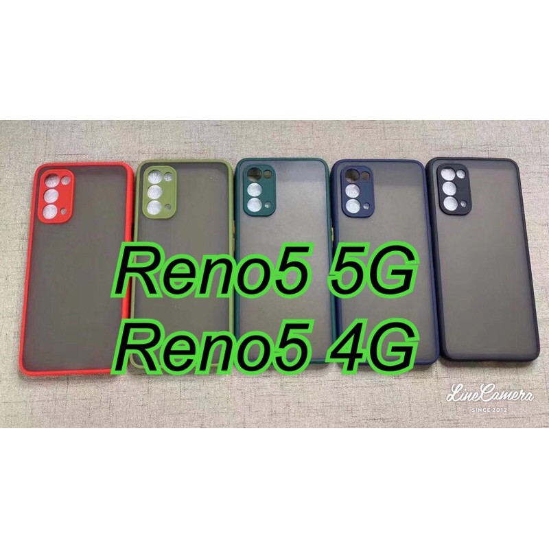 reno-5-พร้อมส่งในไทย-เคสขอบนิ่มหลังแข็งขุ่นคลุมกล้อง-for-oppo-reno5-5g-reno5-4g