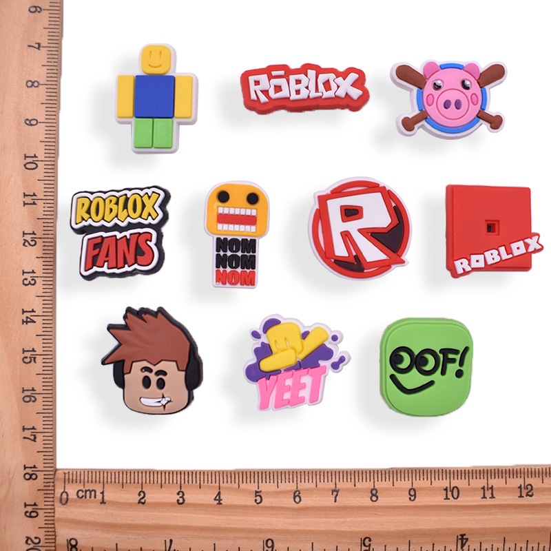 ของเล่นตุ๊กตาอนิเมะหมู-jibbits-roblox-jibits-charm-game-jibitz-น่ารัก-สําหรับผู้ชาย