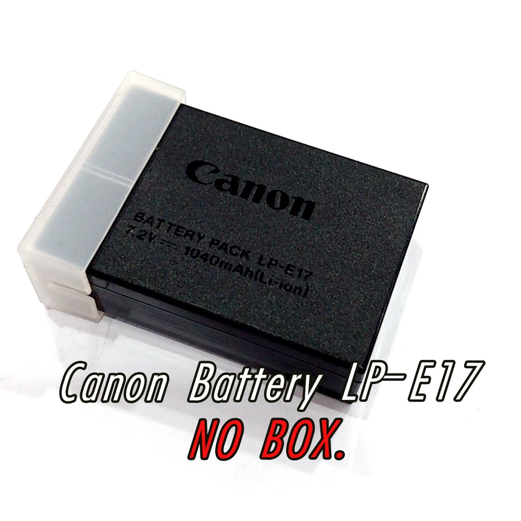 สินค้าพร้อมส่ง Canon Battery LP-E17 แบตแท้ ประกันศูนย์ | Shopee Thailand