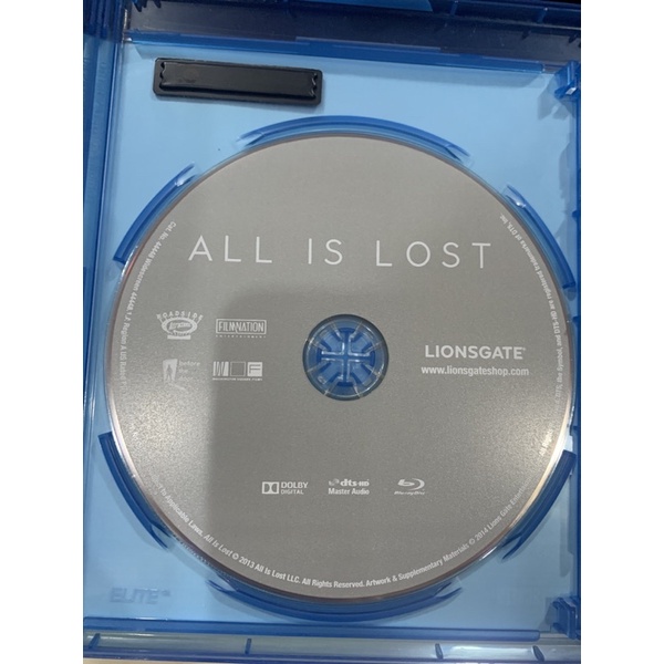 หายาก-all-is-lost-blu-ray-แท้-มือสอง-หนังดีหายาก