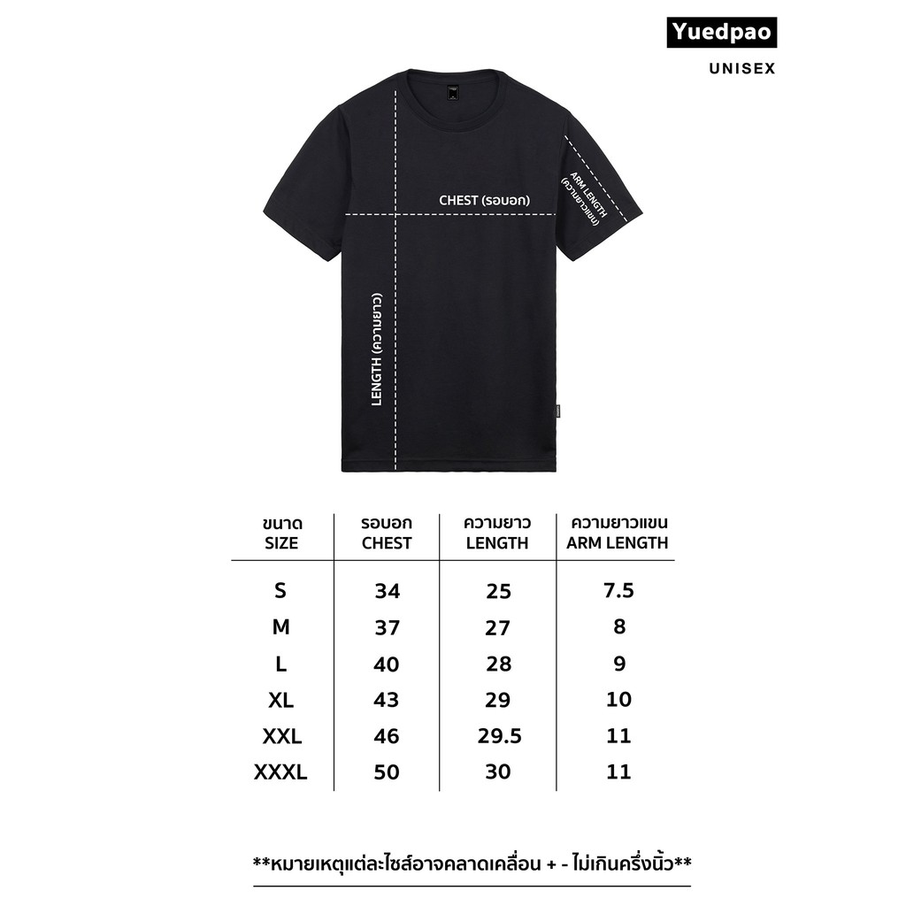 yuedpao-ยอดขาย-no-1-รับประกันไม่ย้วย-2-ปี-ผ้านุ่ม-เสื้อยืดเปล่า-เสื้อยืดสีพื้น-เสื้อยืดคอกลม-สีกรมท่า