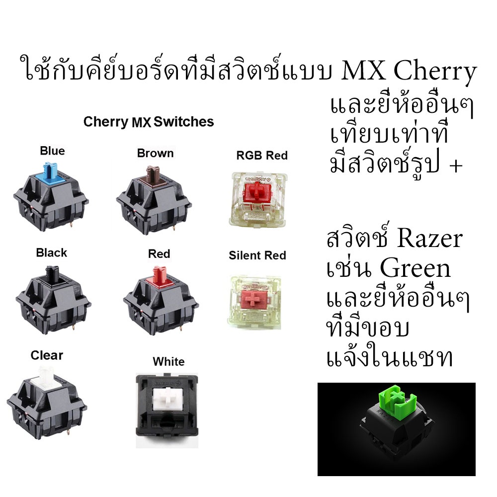 ภาพหน้าปกสินค้าKeycap ปุ่มคีย์บอร์ด Valorant ปุ่มวาโลแรนท์ ใส่แน่นพอดีไม่มีหลุด จากร้าน redlady.keycap บน Shopee