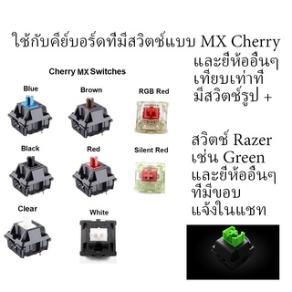 ภาพขนาดย่อของภาพหน้าปกสินค้าKeycap ปุ่มคีย์บอร์ด Valorant ปุ่มวาโลแรนท์ ใส่แน่นพอดีไม่มีหลุด จากร้าน redlady.keycap บน Shopee