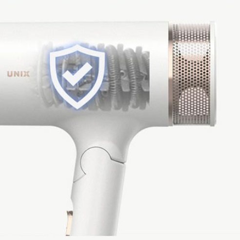 unix-ไดร์เป่าผมโลหะ-สีขาวทอง-un-a1690-1700w