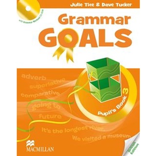 DKTODAY หนังสือ GRAMMAR GOALS 3:PUPILS BOOK+CD-ROM (BRITISH )