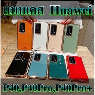 ✨เคสHuawei P40,P40Pro,P40Pro+✨ สีเรียบ TPU 8 สี สวยมาก (สินค้าจากจีน) caseiallphone