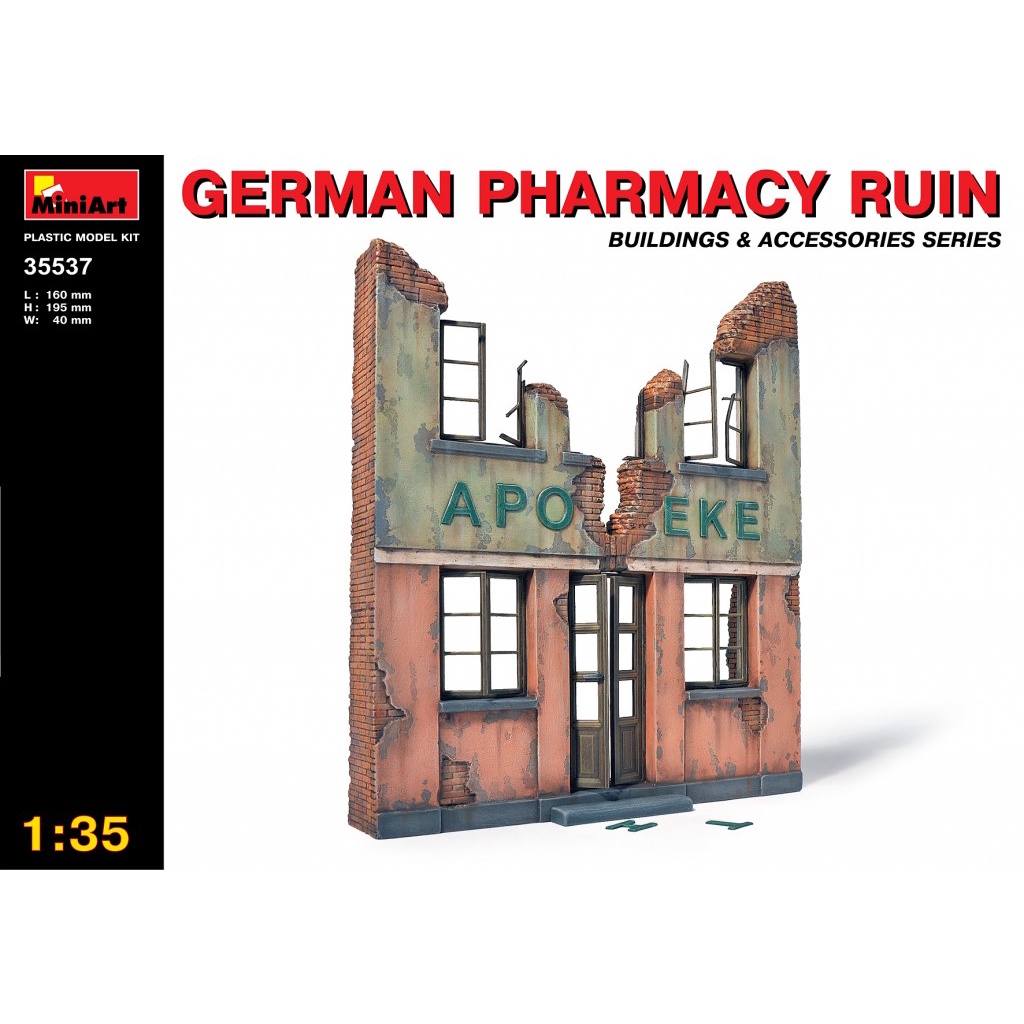 โมเดลประกอบ-miniart-1-35-mi35537-german-pharmacy-ruin