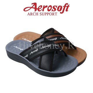 สินค้า ☁️SM2023☁️ รองเท้าแตะเพื่อสุขภาพ aerosoft arch support(แอโร่ซอฟ)