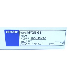 RELAY OMRON รีเลย์ MY2N 110 VAC 4 CONTACT มีไฟ LED