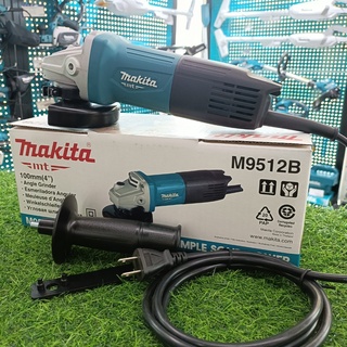 MAKITA เครื่องเจียร์ 4 นิ้ว กำลังไฟ 720 วัตต์ สวิทซ์ท้าย M9512B