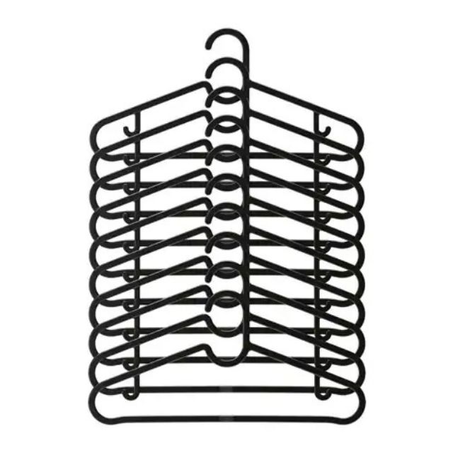ikea-แท้ค่ะ-ขายถูกมากๆ-ไม้แขวนเสื้อ-บรรจุ-10-ชิ้น-ขนาด-39-ซม-สีดำ-อิเกีย