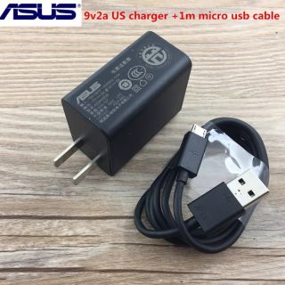 สายชาร์จเร็ว Asus แท้ ชาร์จเร็วสุด Original ASUS 9V 2A fast Quick US Charger adapter + Micro USB Cable for ASUS Zenfone