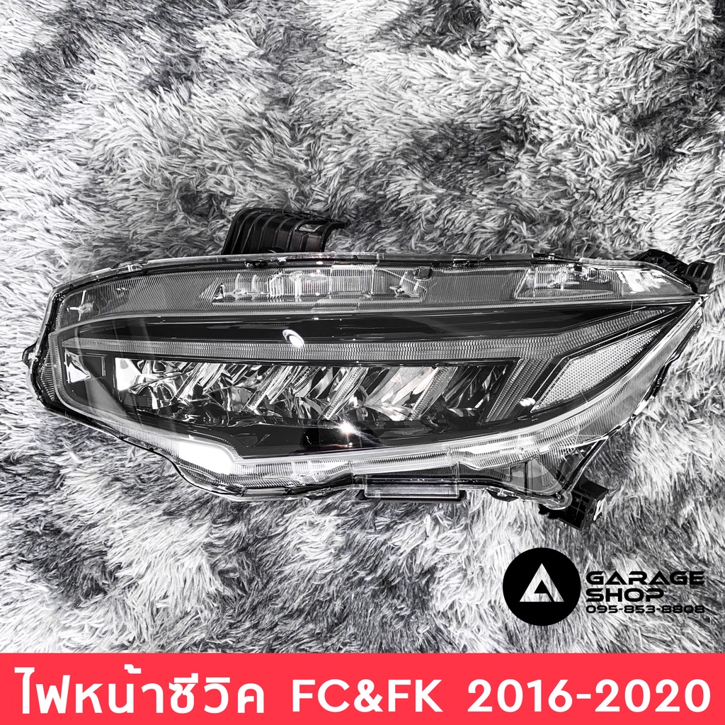 ไฟหน้าซีวิค-fc-amp-fk-2016-2020-สไตล์-lamborghini-urus