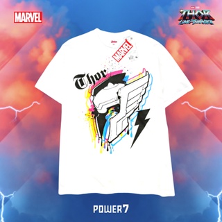 ผ้าฝ้าย 100% เสื้อยืดการ์ตูน ลาย มาร์เวล THOR love and thunder ลิขสิทธ์แท้ MARVEL COMICS  T-SHIRTS (MVX-199)