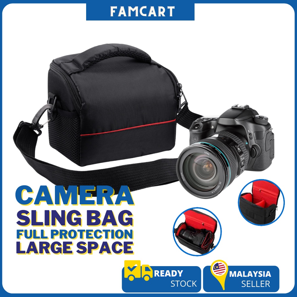 กระเป๋าสะพายไหล่ ใส่กล้องถ่ายรูป สําหรับ Sony A6000 A6400 6500 a7 a9