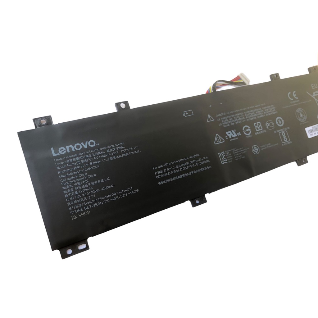 Batteria Laptop Lenovo IdeaPad 100S-14IBR &ndash; Originale NC140BW1-2S1P 7.6V 2 Celle Li-ion