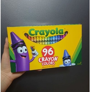 Crayola เครโยล่า สีเทียนไร้สารพิษ 96 สี สำหรับเด็กอายุ 3ปีขึ้นไป (1 กล่อง)