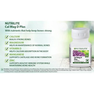 ภาพขนาดย่อของภาพหน้าปกสินค้าAmway NUTRILITE Cal Mag D plus (180 tab)แคล แมค ดี นิวทริไลท์ แคลเซียมแอมเวย์ จากร้าน itime บน Shopee ภาพที่ 5