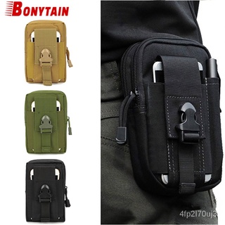 Men Tactical Molle Pouch Belt Waist Pack Bag Small Phone Pocket Military Waist Pack Running Pouch Travel Camping Bags So