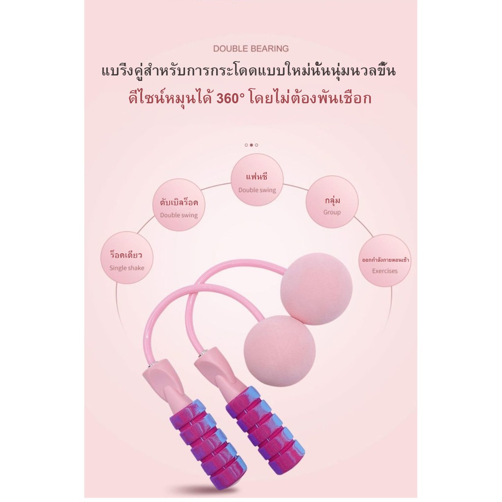 พร้อมส่ง-เชือกกระโดด-ที่กระโดดเชือกไร้สาย