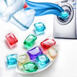 ❦✹❧น้ำยาซักผ้าผสมหัวน้ำหอมอัจฉริยะ แคปซูล เจลซักผ้า Laundry capsule 1 ชิ้นเจลซักผ้าผลิตภัณฑ์ซักล้างเสื้อผ้าและอุปกรณ์สำห
