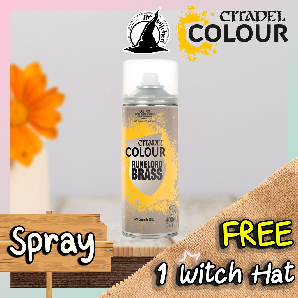 Citadel Spray Primer Runelord Brass 400ml