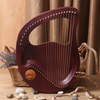 ภาพขนาดย่อของภาพหน้าปกสินค้าlyre 24-string beginner lyre 24-string harp lyre small portable musical instrument easy to learn จากร้าน ensoullove.th บน Shopee ภาพที่ 5