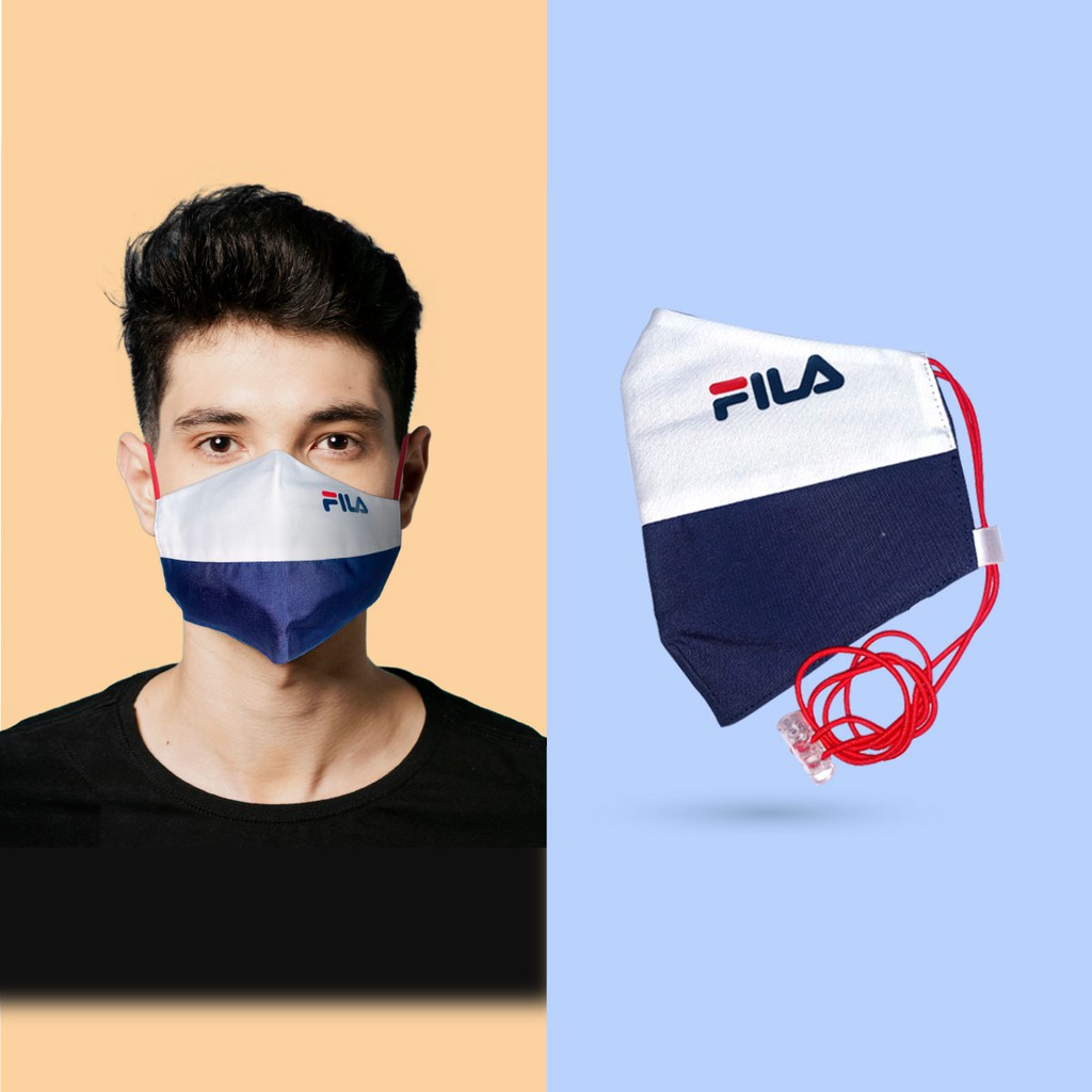 ภาพสินค้าFila Collection Duo Pack Promotion หน้ากากผ้า Basic Mask (เซทคู่) (389) จากร้าน landcoplus บน Shopee ภาพที่ 4