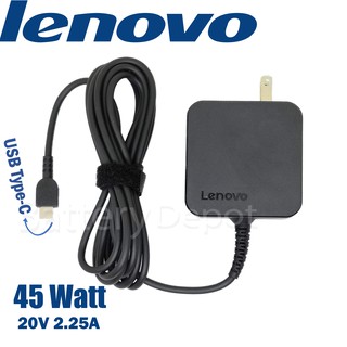 รุุ่นใหม่ Lenovo Adapter ของแท้ 20V/2.25A 45W หัว USB Type-C สายชาร์จ อะแดปเตอร์