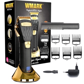 ปัตตาเลี่ยนตัดผม Wmark NG 2032 5 ความเร็ว พร้อมฐานรอง