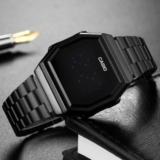 Casio นาฬิกาข้อมืออิเล็กทรอนิกส์ หน้าจอสัมผัส LED กันน้ํา แฟชั่นสําหรับนักเรียน