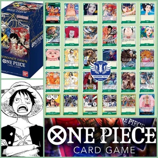 ใหม่!! One Piece Card Game ของแท้ จาก Bandai แบบ Single แยกใบ สีเขียว เบอร์ 31-59 มี C , UC และ R Series Op-01 วันพีช