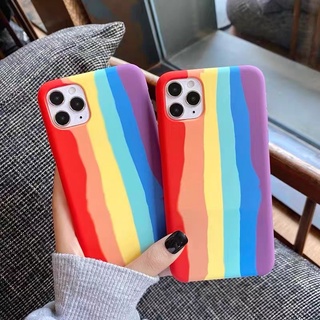 [ ส่งจากไทย ] เคสสายรุ้ง Case  Realme C35  เคสสายรุ้งแดงไล่โทนสีนิ่ม เคสนิ่มซิลิคอน เคสกันกระแทก [CT 98Shop]