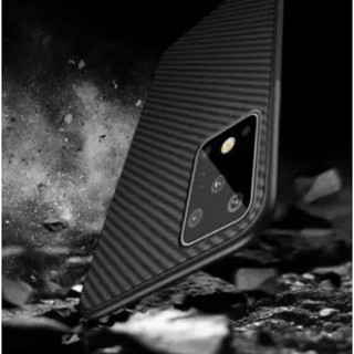 เคสสีดำ(ลายเคฟล่า) Samsung S20  (6.2") 2020