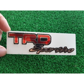 สติกเกอร์โลโก้ TRD งานนูน 3D ติดแน่น ทนนาน