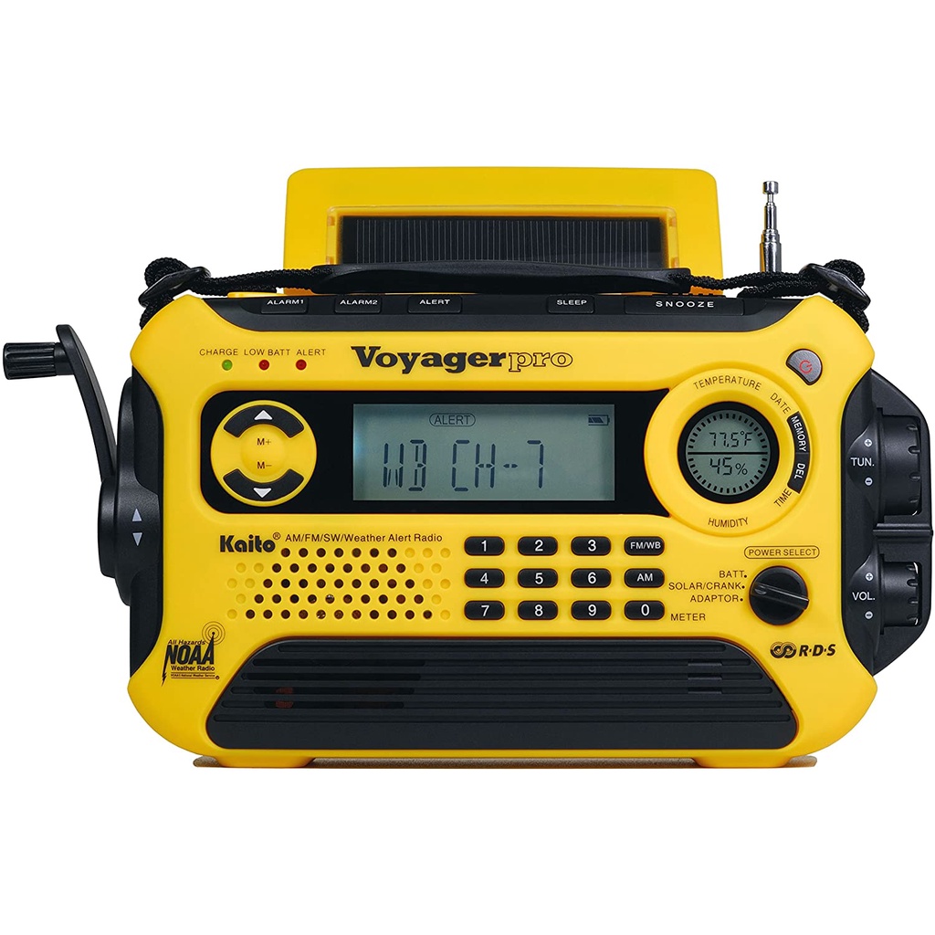 Kaito Voyager Pro KA600 Digital Solar Dynamo Hand Crank AM/FM/LW/SW & Black 6927674226007 - View #4