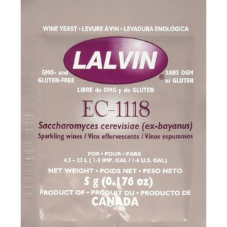 ภาพขนาดย่อของภาพหน้าปกสินค้ายีสต์หมักไวน์ ทำไวน์ LALVIN 71B/ 71B-1122 EC-1118 K1V-1116 จากร้าน lastonez บน Shopee ภาพที่ 2
