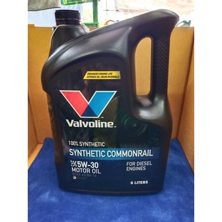 น้ำมันเครื่อง สังเคราะห์ 100% 5W-30 คอมมอนเรล Valvoline Synthetic Commonrail