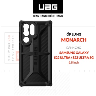 Uag เคสโทรศัพท์มือถือ ลาย Monarch สําหรับ Samsung Galaxy S22 Ultra S22 Ultra 5G (6.8 นิ้ว)