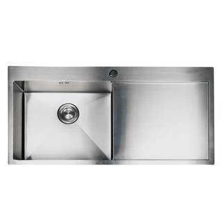 SINK BUILT 1Bowl1Drain TECNOPLUS 1092 UD STAINLESS ซิงค์ฝัง 1หลุม1ที่พัก TECNOPLUS 1092 UD สเตนเลส อ่างล้างจานฝัง อ่างล้