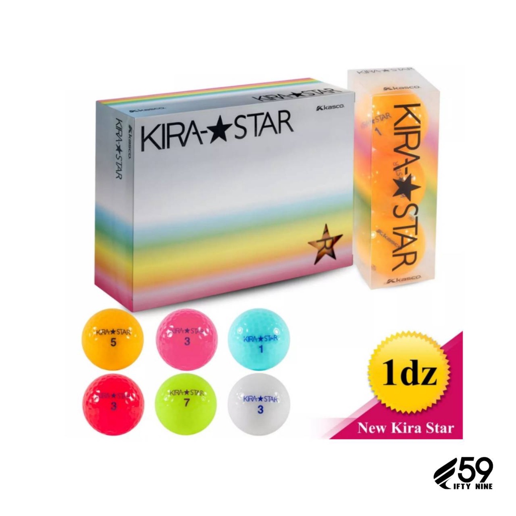 kira-star-ลูกกอล์ฟญี่ปุ่น-ลูกกอล์ฟสีเงา-kira-st