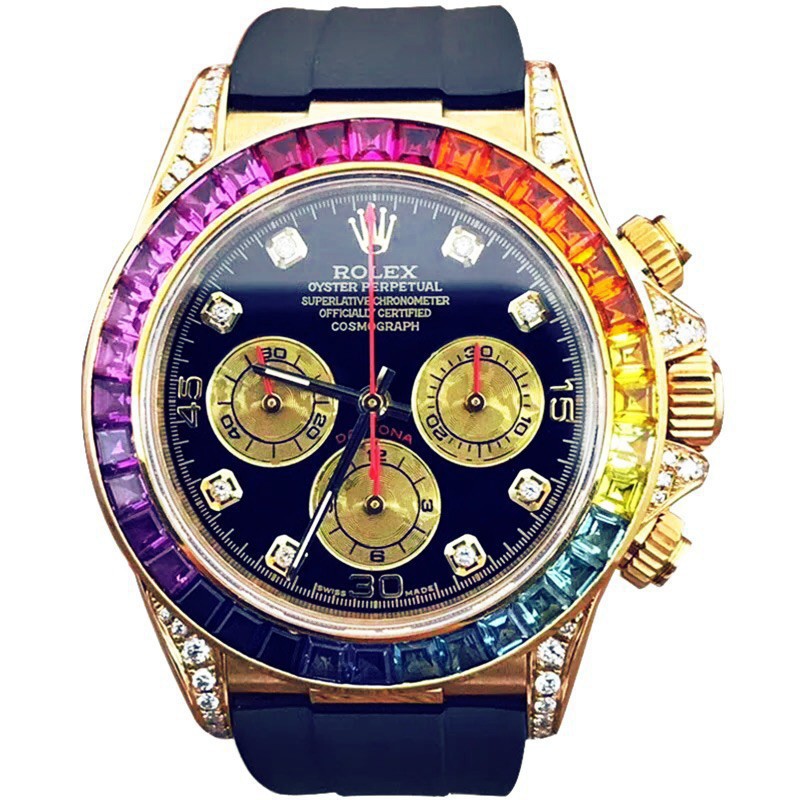 นาฬิกาจับเวลาเที่ยงตรงเที่ยงตรง-rolex-rolex-daytona-series-16518-นาฬิกาผู้ชายกลไกอัตโนมัติ