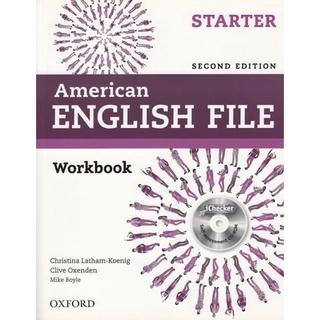 DKTODAY หนังสือแบบฝึกหัด AMERICAN ENGLISH FILE STARTER:WB.WITH CHECKER (2ED)