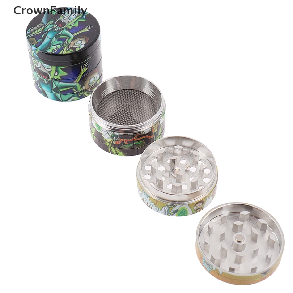 crownfamily-เครื่องบดสมุนไพร-เครื่องเทศ-บดยาสูบ-4-ชั้น-ขายดี